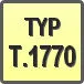 Piktogram - Typ: T.1770
